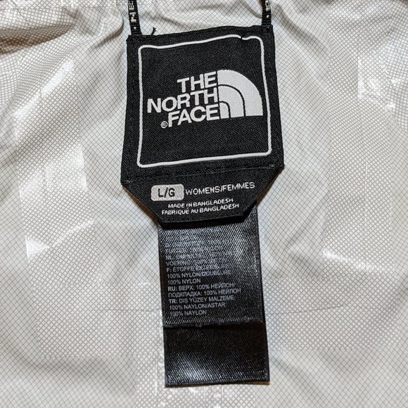 The North Face Black Long Windbreaker Rain Jacket Hood Size Large - Picture 3 of 10